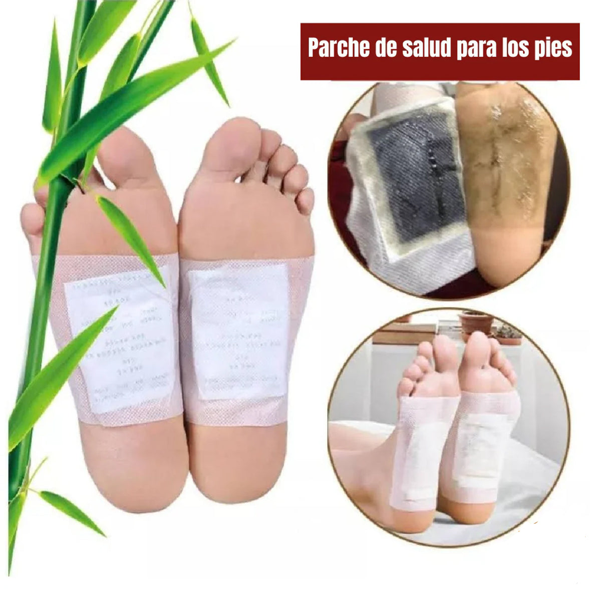 Pack 10 Cajas 100 Parches Para Pies