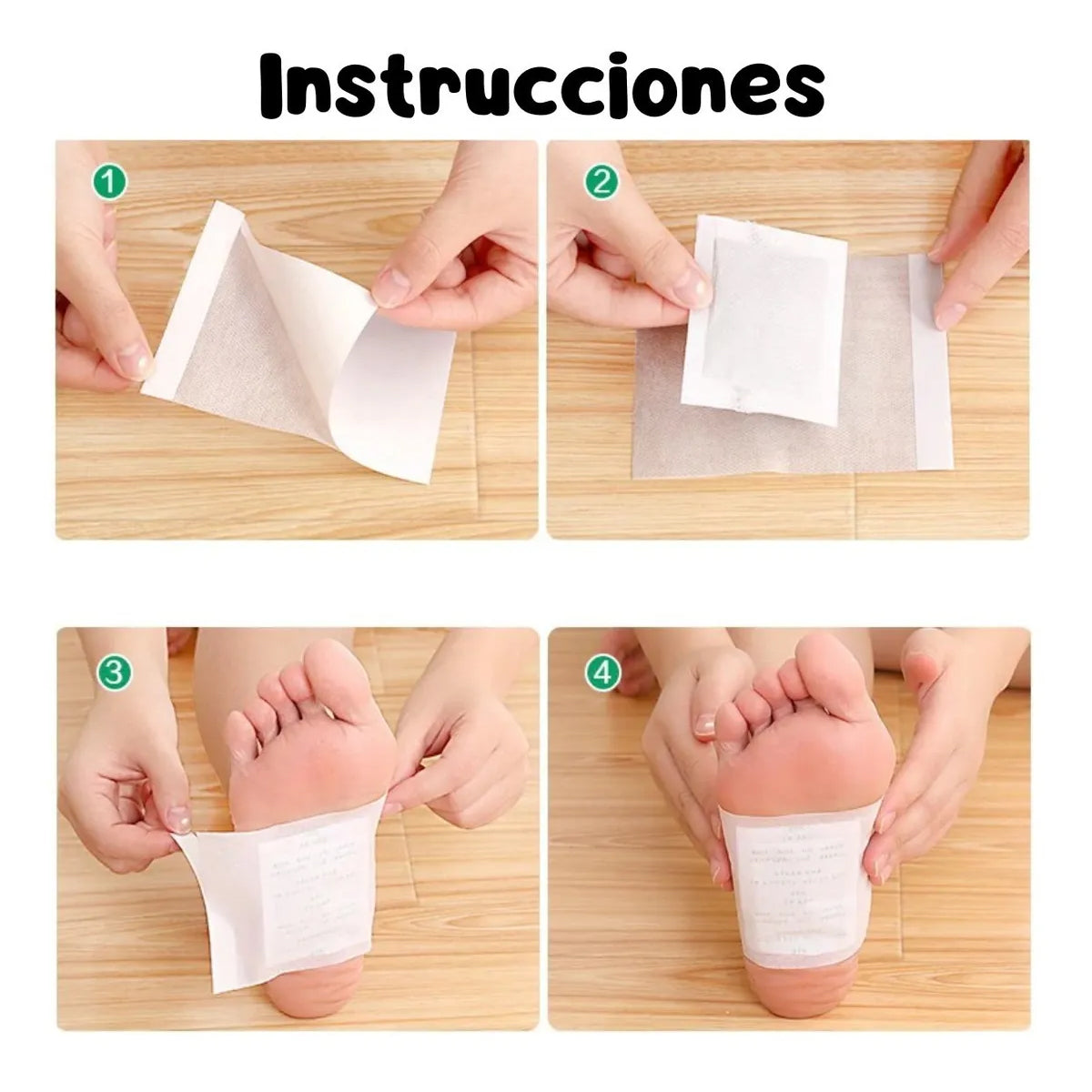 Pack 10 Cajas 100 Parches Para Pies