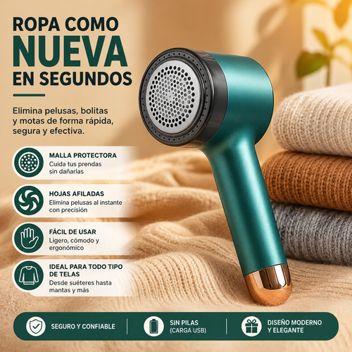 Limpiador Saca Pelusas Recargable