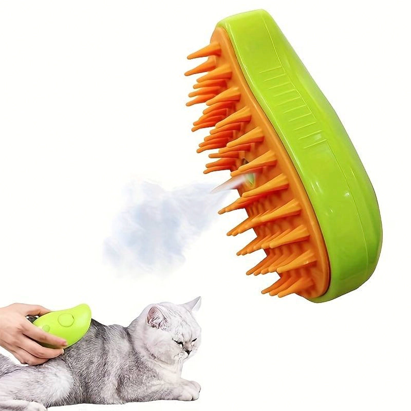 Cepillo A Vapor Para Mascotas 3 en 1